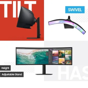 Samsung ViewFinity S9 S95UC 49" 120Hz Dual 2K QHD Curved Gaming Monitor